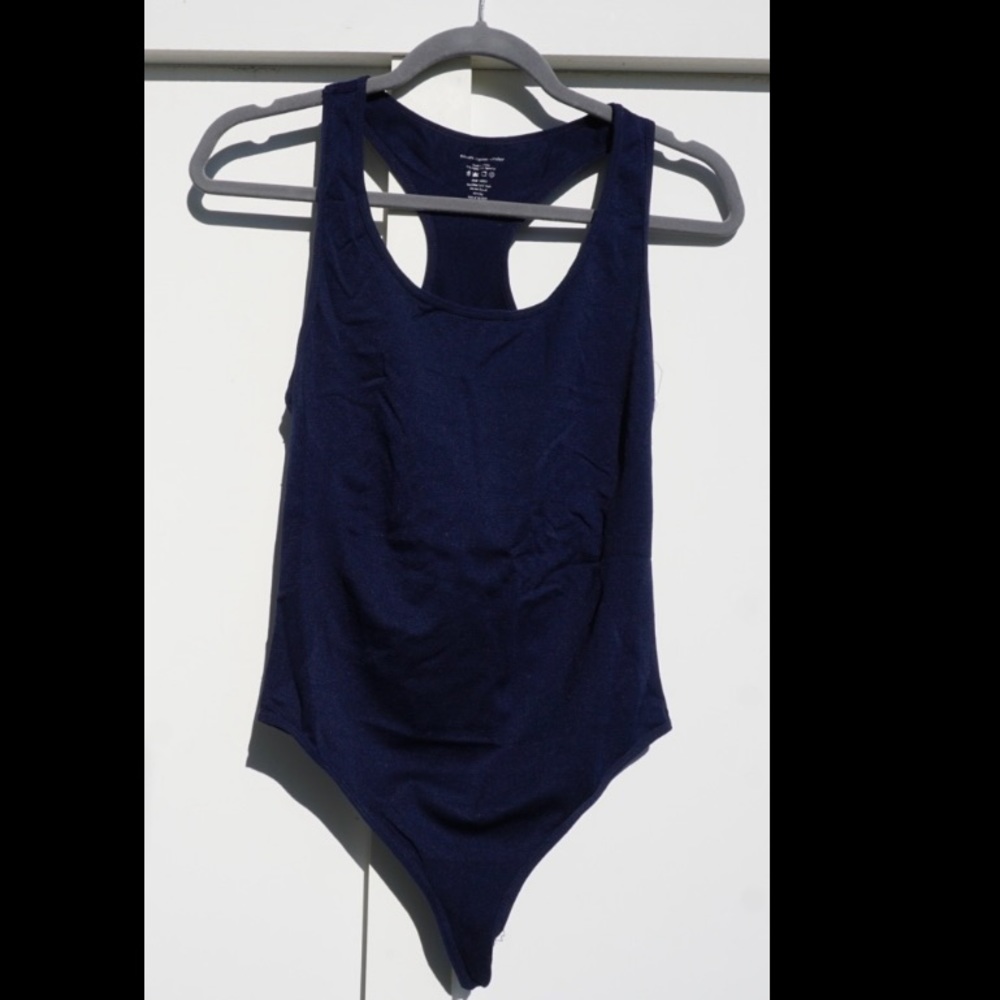 South Moon Under Navy Nylon/Spandex Bodysuit Size OS